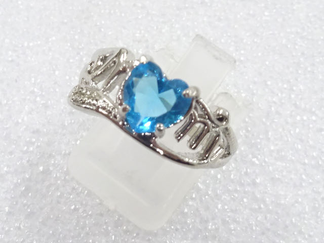JAPANESE KIMONO / ANTIQUE COLORED STONE RING (SIZE 14.5)